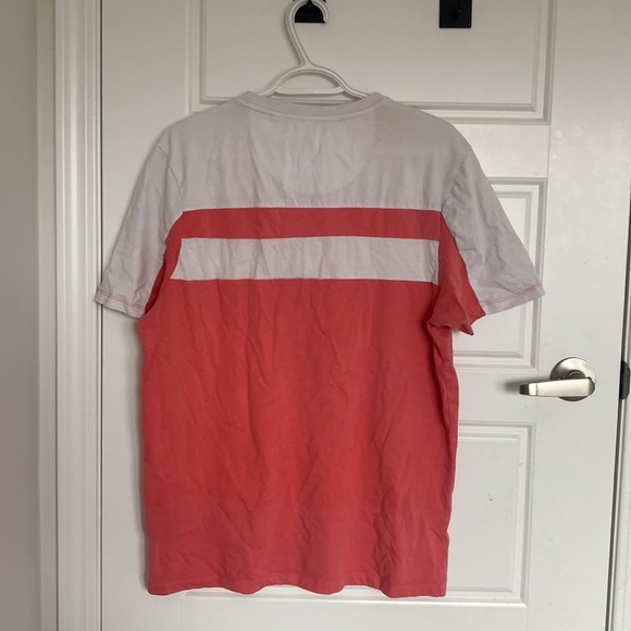 DIESEL ORIGINALS Orange White Logo T Shirt in Large - Picture 7 of 7